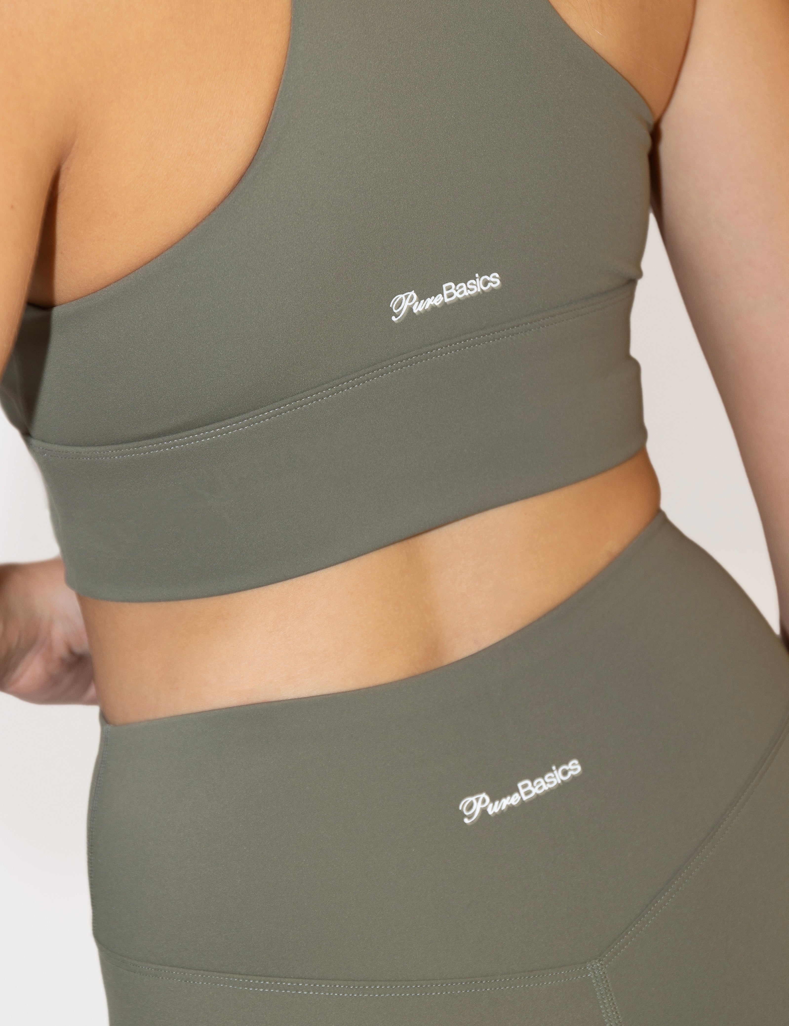 Pure Basics Basic Bra Olive