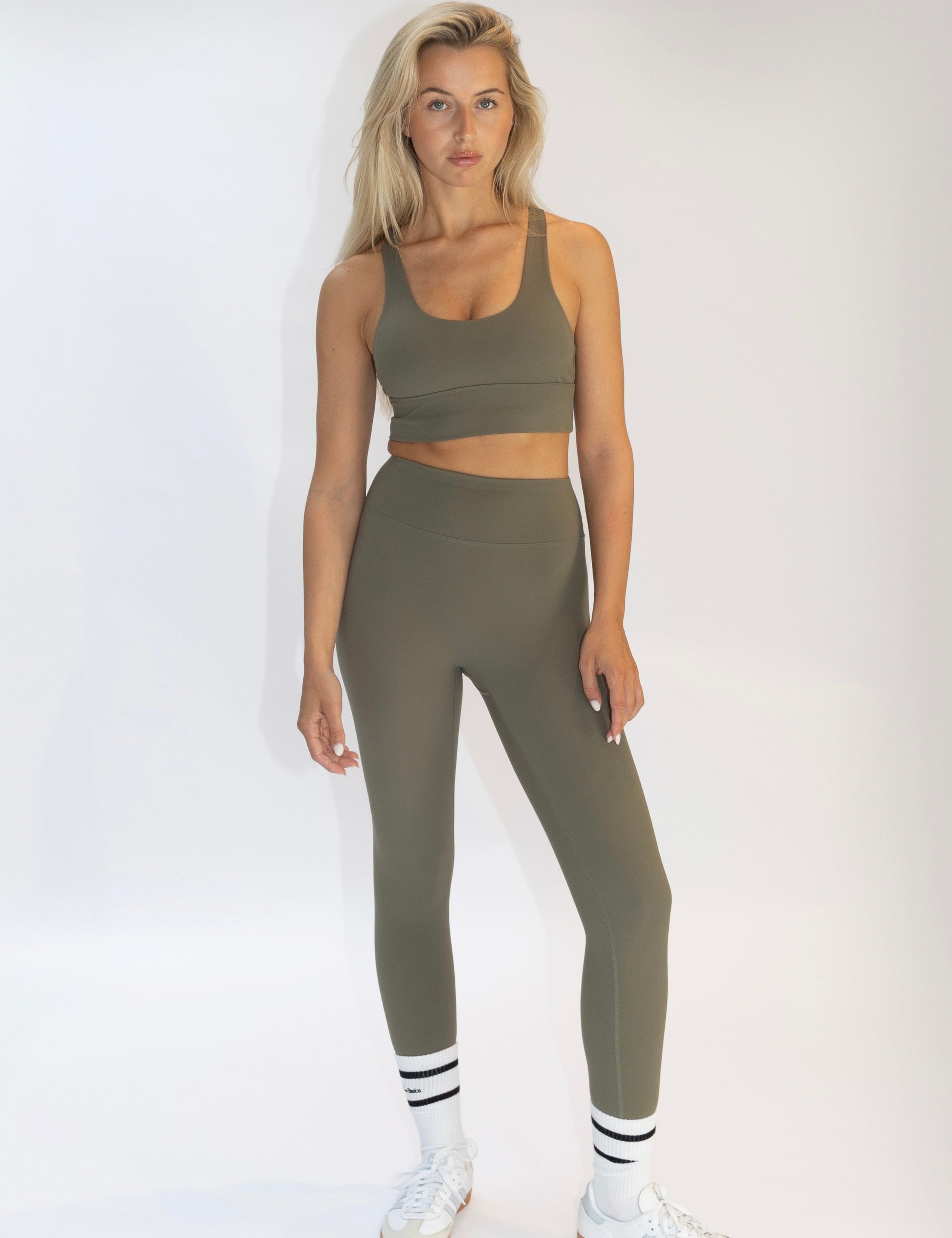 Pure Basics Basic Leggings Olive