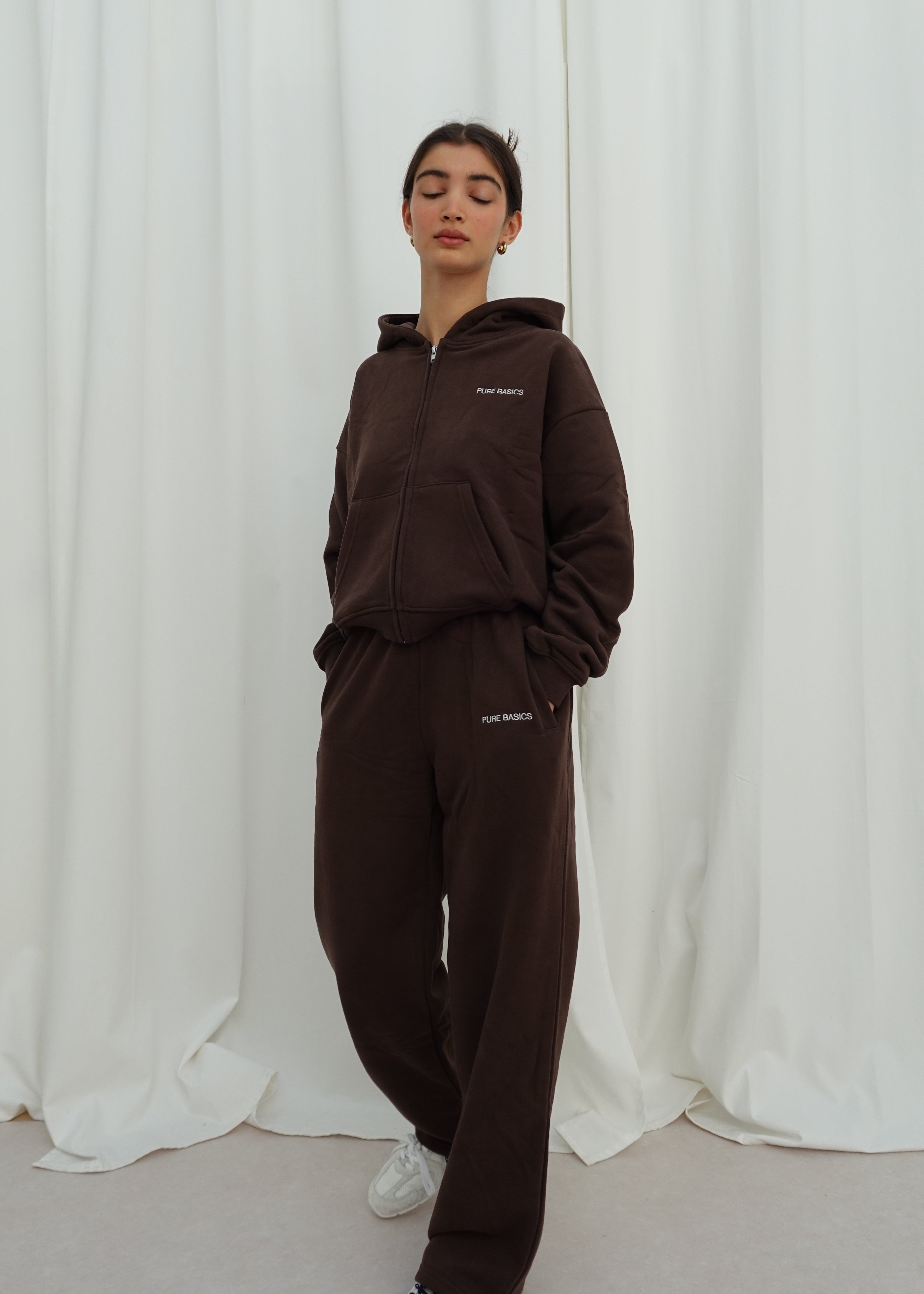 Oversized Sweatpants Brown