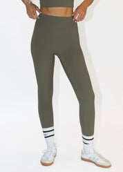 Pure Basics Basic Leggings Olive