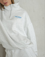 Half-Zip Sweatshirt - Grey
